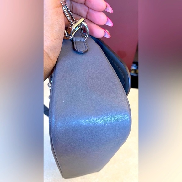 MICHAEL MICHAEL KORS Parker Heather Grey Convertible Pouchette Shoulder Bag, NWT - Picture 9 of 16